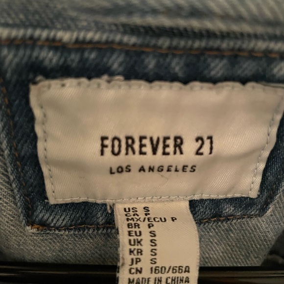 Forever 21, Jean jacket, size small - Picture 3 of 3